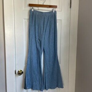Opening Ceremony blue pull on flare flowy pants size L